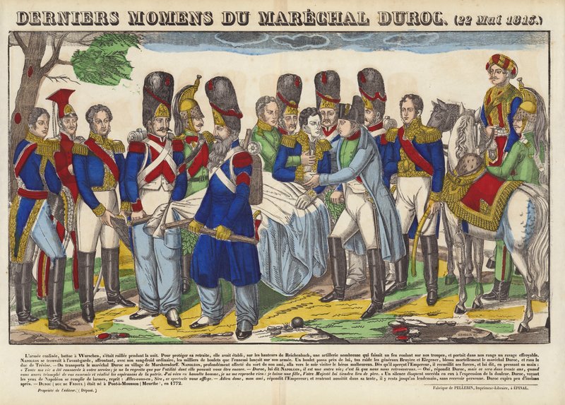 Duroc marsall utolsó pillanatai, 1813. május 22 alkotó: French School