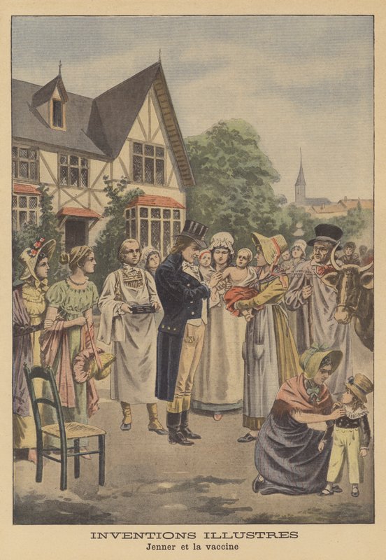 Edward Jenners himlőoltás alkotó: French School