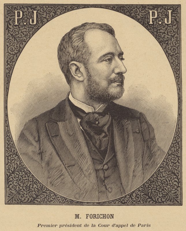 Emile Forichon, a párizsi fellebbviteli bíróság elnöke alkotó: French School