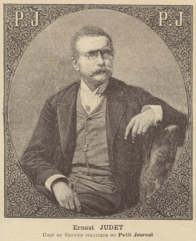 Ernest Judet, a Petit Journal politikai osztályának vezetője alkotó: French School
