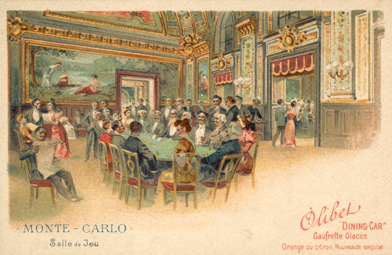 Játékterem, Monte Carlo, Monaco alkotó: French School
