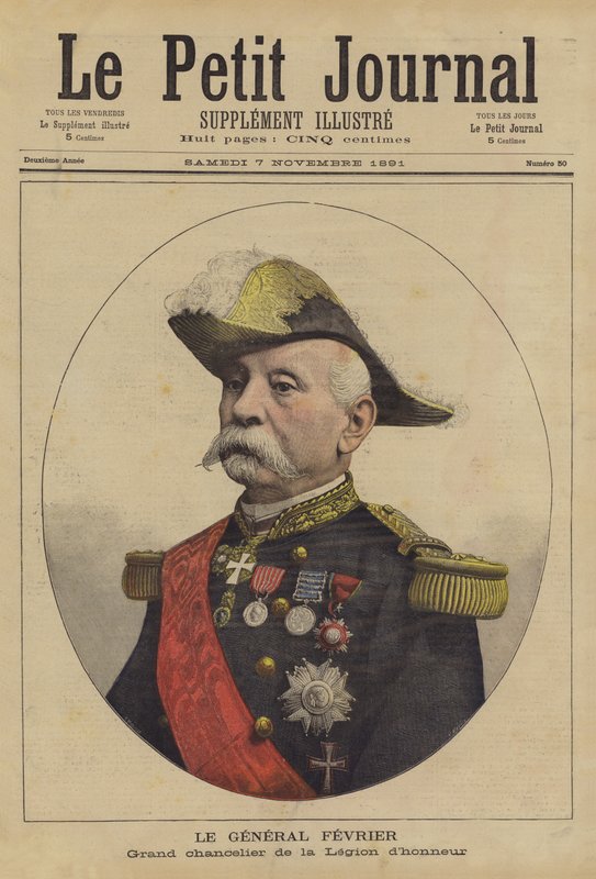 Fevrier tábornok, a dHonneur légió nagykancellárja alkotó: French School