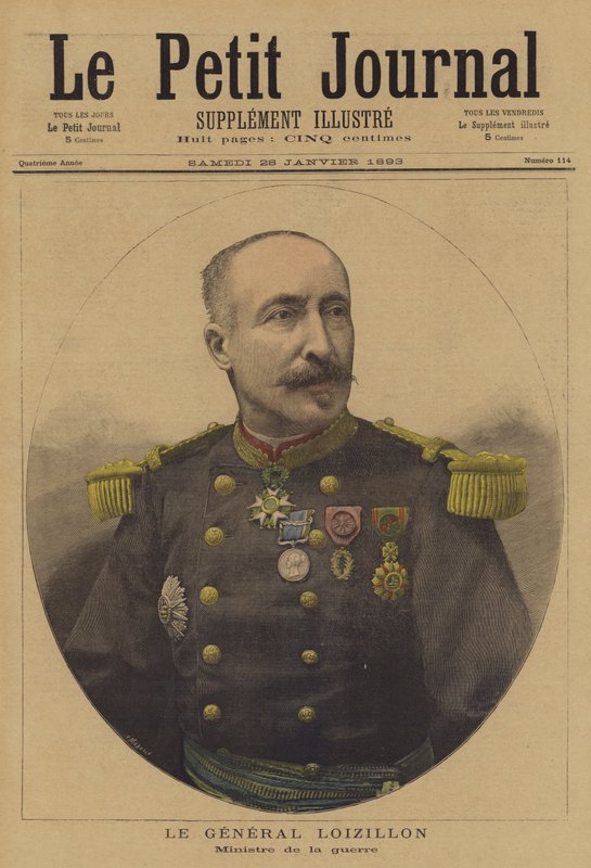 Loizillon tábornok, francia hadügyminiszter alkotó: French School