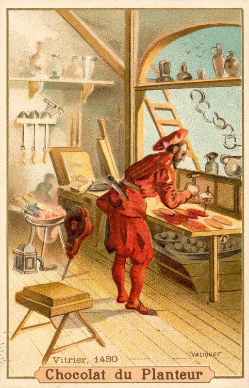 Üveges, 1480 alkotó: French School