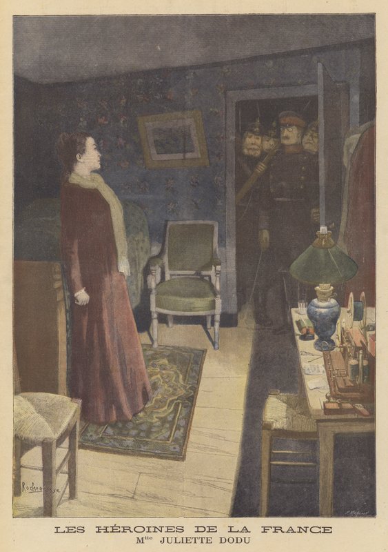 Franciaország hősnői; Juliette Dodu alkotó: French School