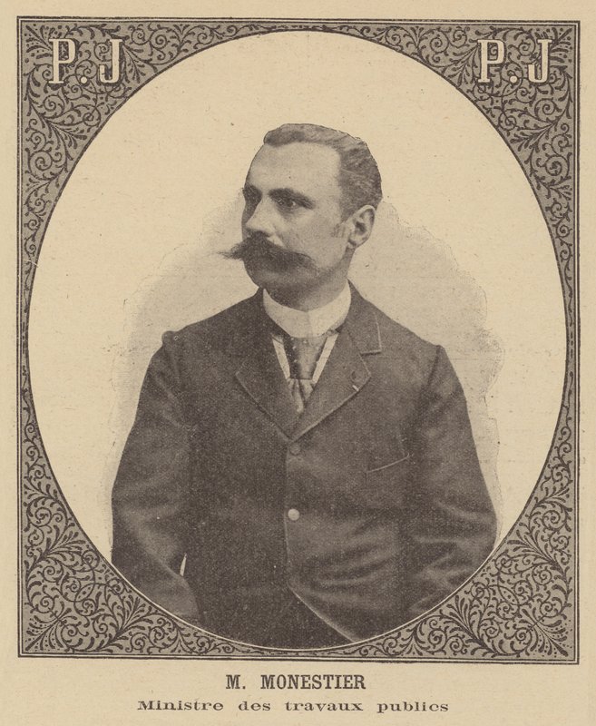 Jean Monestier, francia közmunkaügyi miniszter alkotó: French School