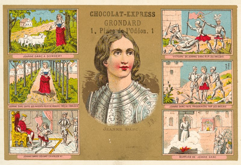 Jeanne of Arc és jelenetek az életéből alkotó: French School