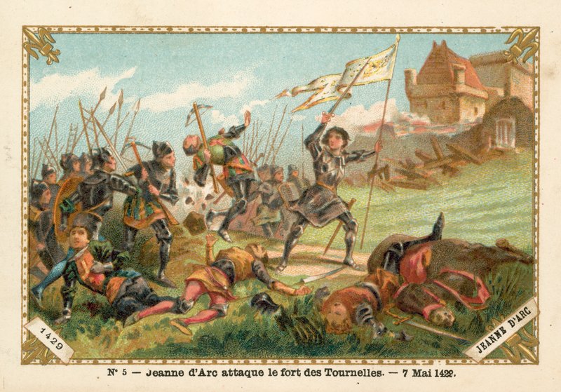 Jeanne of Arc megtámadja a Fort des Tournelles-t, 1429 alkotó: French School