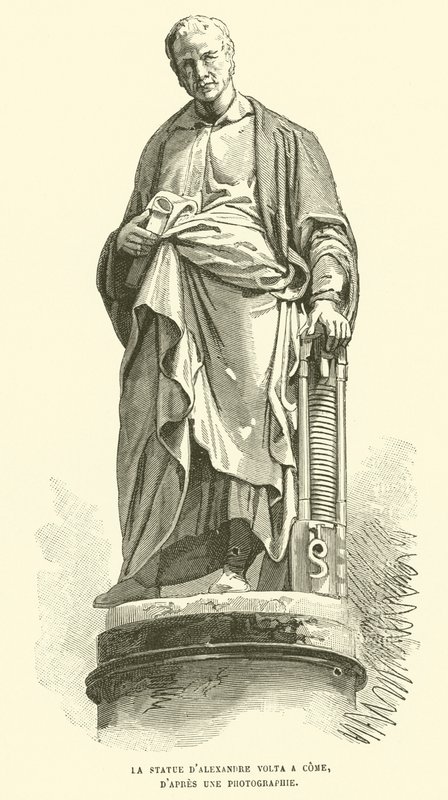 Volta Sándor szobra Gyere, Fényképről alkotó: French School