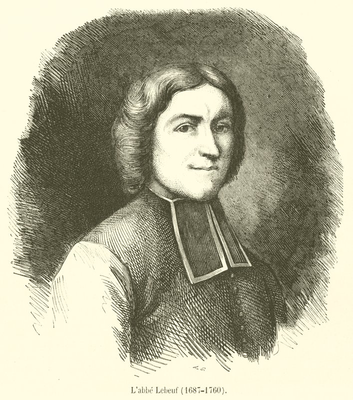 Labbe Lebeuf, 1687-1760 alkotó: French School