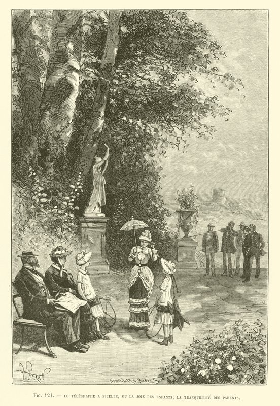 A vonós távíró, avagy a gyerekek öröme, a szülők nyugalma alkotó: French School