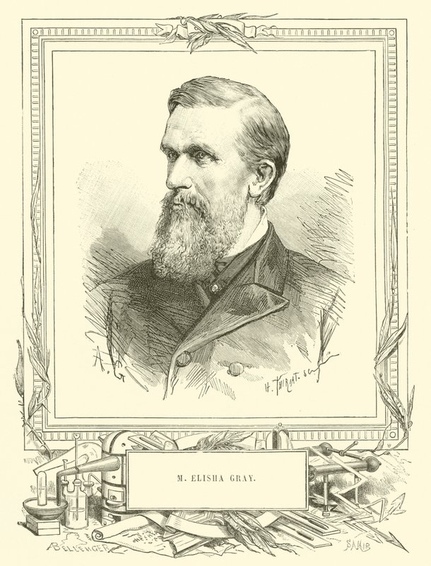 M Elisha Gray alkotó: French School
