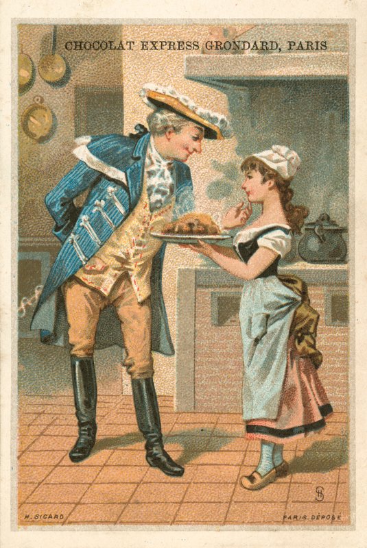Férfi és konyhalány alkotó: French School