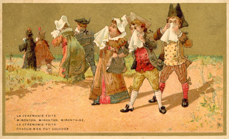 Marlbrough sen-t-en guerre, népszerű francia népdal alkotó: French School