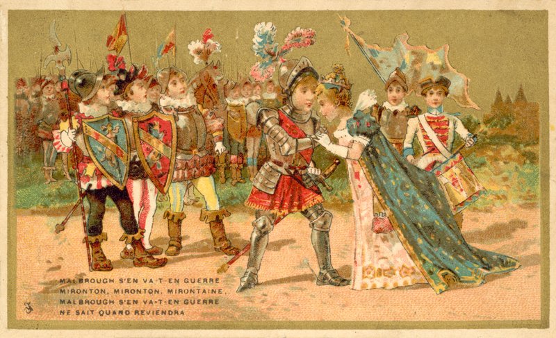 Marlbrough sen-t-en guerre, népszerű francia népdal alkotó: French School