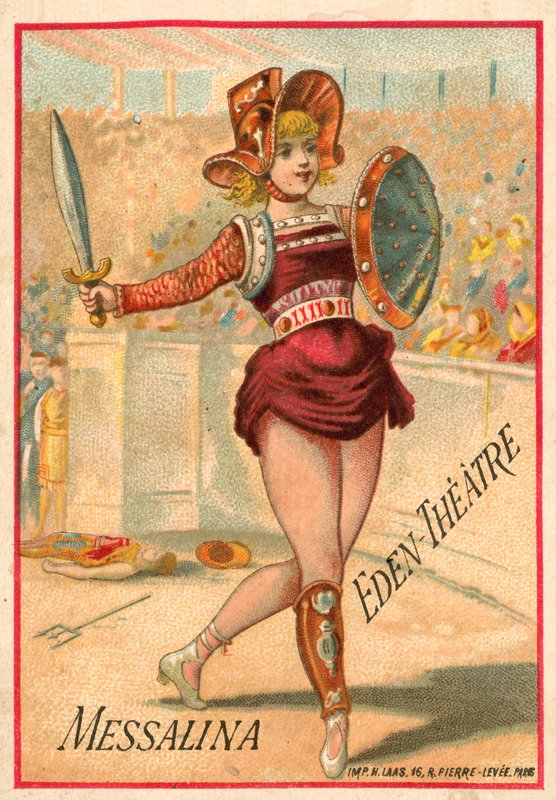 Messalina, balett a párizsi Eden-Theatre-ben alkotó: French School