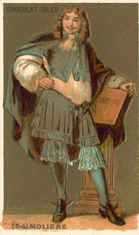 Moliere francia drámaíró és színész (chromolitho) alkotó: French School