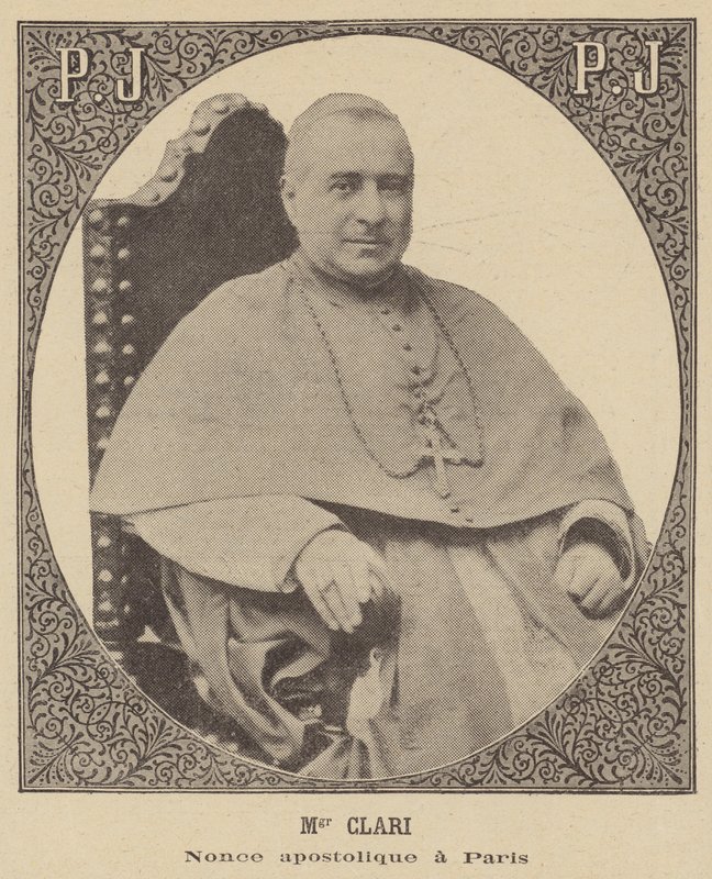 Monsignor Clari, pápai nuncius Párizsba alkotó: French School