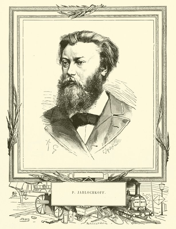 P Jablochkoff alkotó: French School