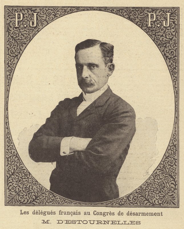 Paul dEstournelles de Constant, az 1899-es hágai békekonferencia francia küldötte alkotó: French School