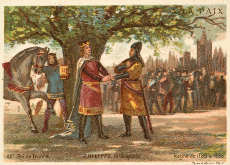 Fülöp Augustus francia király alkotó: French School