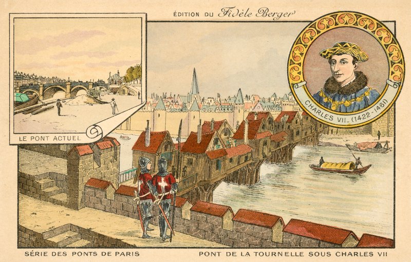 Tournelle híd, Párizs alkotó: French School