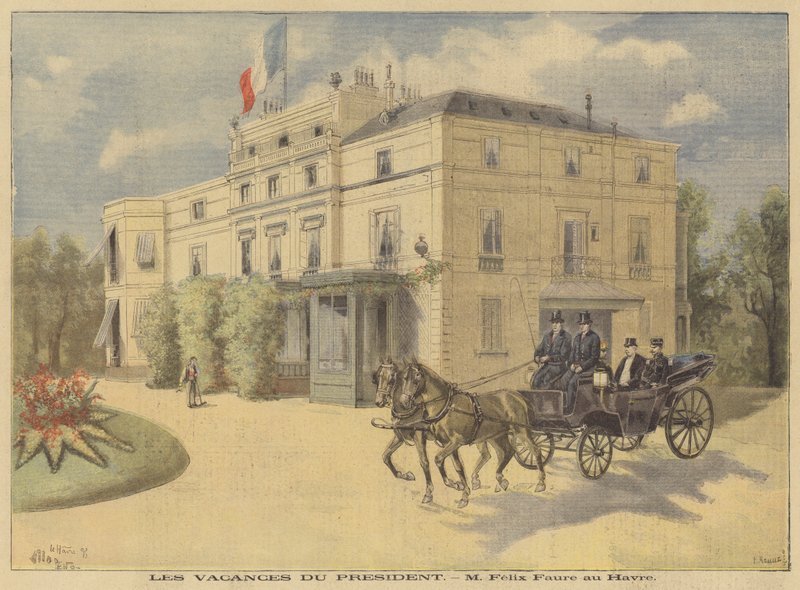 Faure francia elnök nyaral Le Havre-ban alkotó: French School