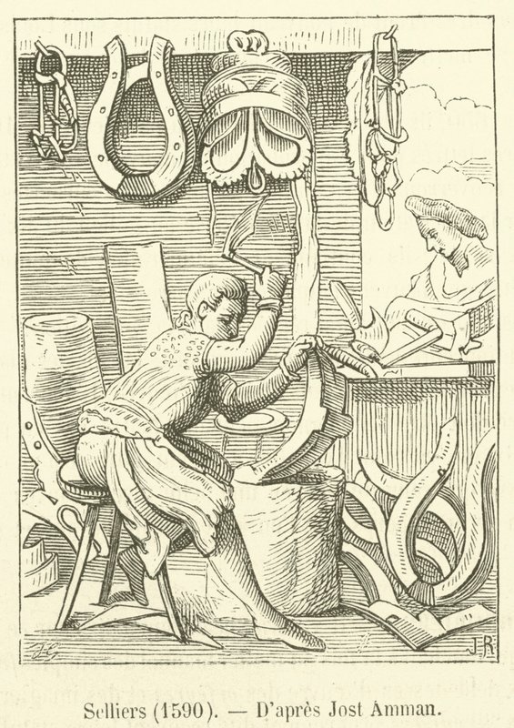 Nyergesek, 1590 alkotó: French School