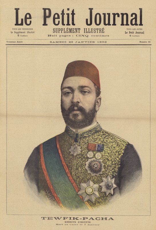Tewfik pasa, egyiptomi Khedive alkotó: French School