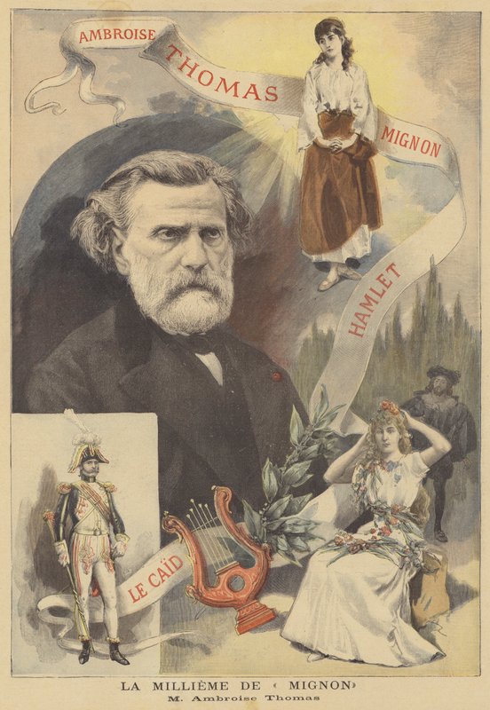 A Mignon 1000. előadása, Ambroise Thomas alkotó: French School