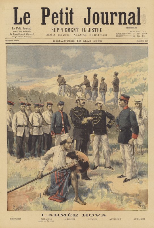 A Hova hadsereg, Madagaszkár alkotó: French School