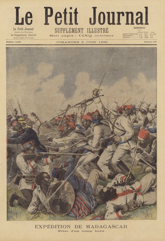 A madagaszkári expedíció alkotó: French School