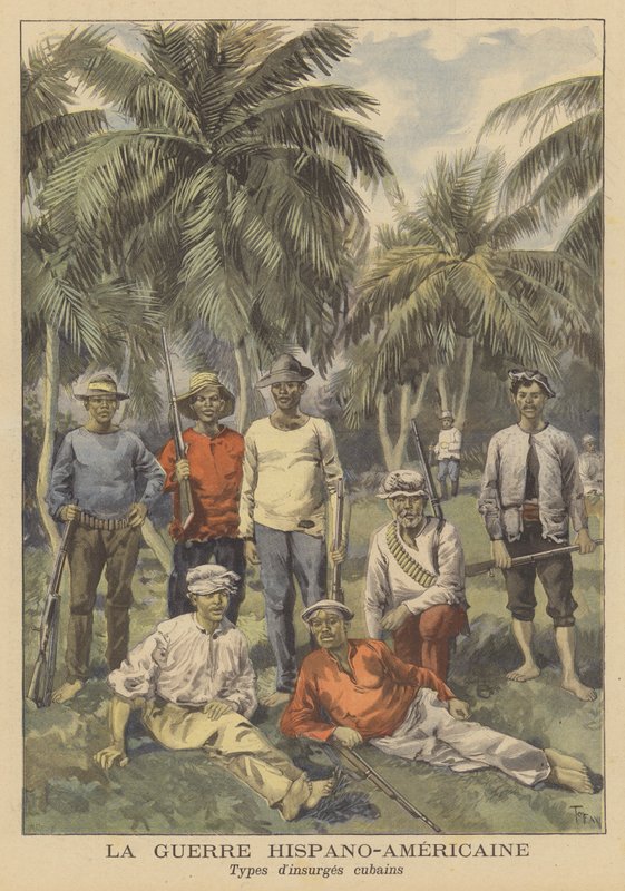 A spanyol-amerikai háború: Kubai lázadók alkotó: French School