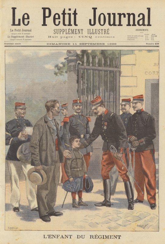 Az ezred gyermeke alkotó: French School