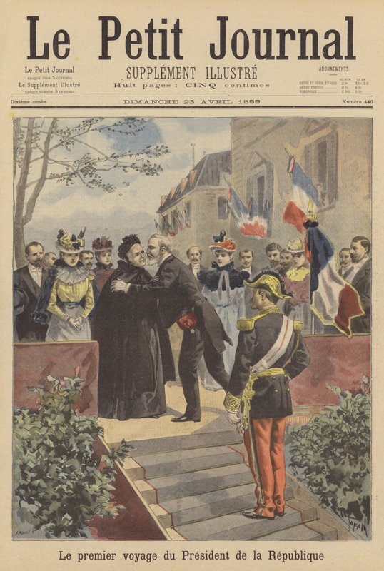 Loubet francia elnök első hivatalos útja alkotó: French School