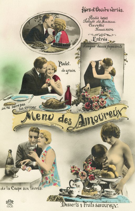Étlap a szerelmeseknek (színes fotó) alkotó: French Photographer