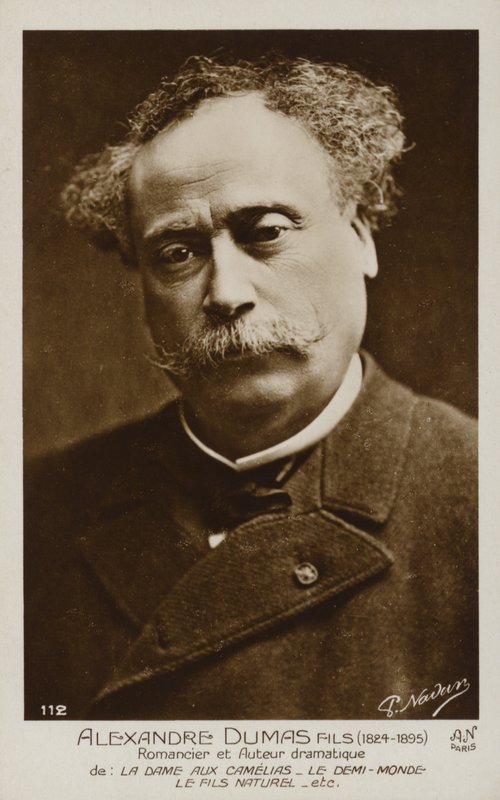 Alexandre Dumas, az ifjabb (1824-1895), francia regény- és drámaíró alkotó: French Photographer