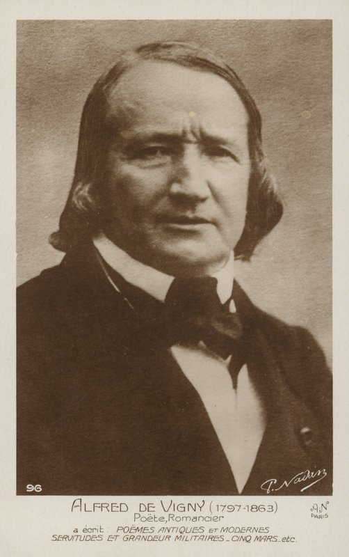Alfred de Vigny (1797-1863), francia költő és regényíró alkotó: French Photographer