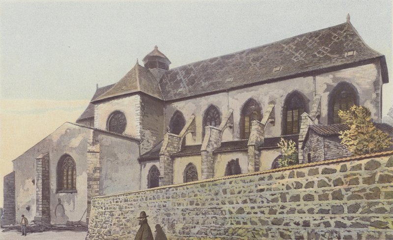 Ambierle, Eglise, Facade S alkotó: French Photographer