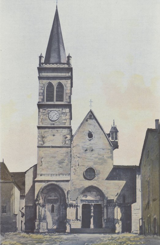 Ambronay, Eglise, Facade O alkotó: French Photographer