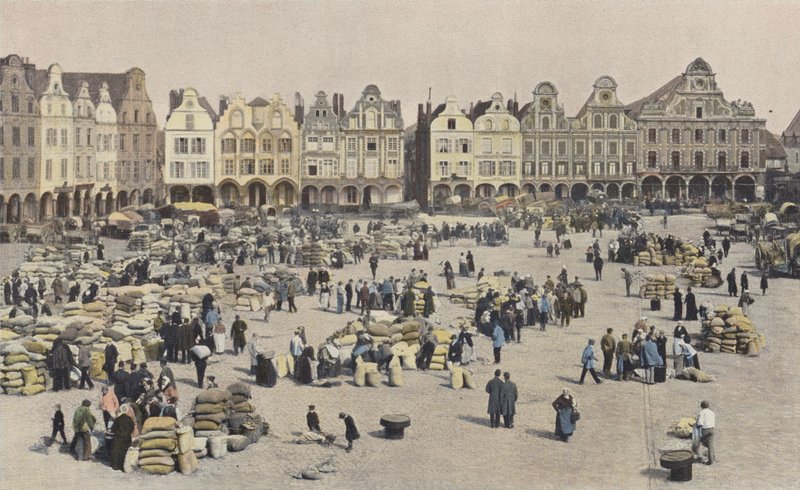 Arras, La Grande Place, a gabonajárás napja alkotó: French Photographer