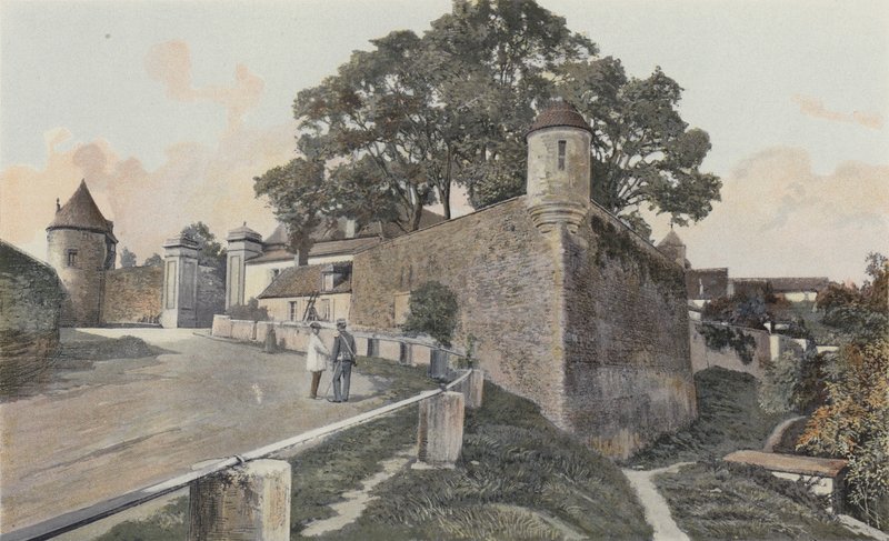 Avallon, régi erődítmények alkotó: French Photographer