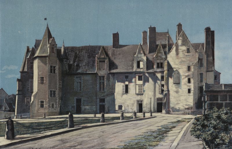 Bauge, Chateau (Városháza és csendőrség), Együtt a téren alkotó: French Photographer