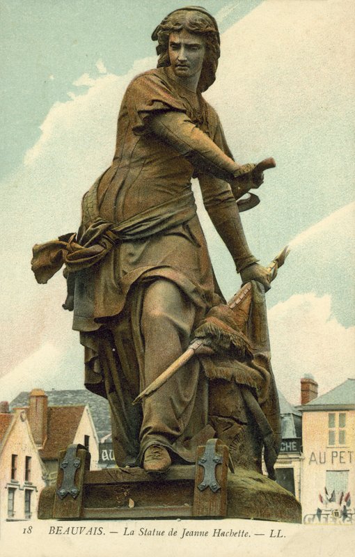 Beauvais, Jeanne Hachette szobra (színes fotó) alkotó: French Photographer