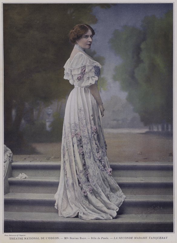 Berthe Bady Paula szerepében a The Second Mrs Tanqueray-ben (színes fotó) alkotó: French Photographer