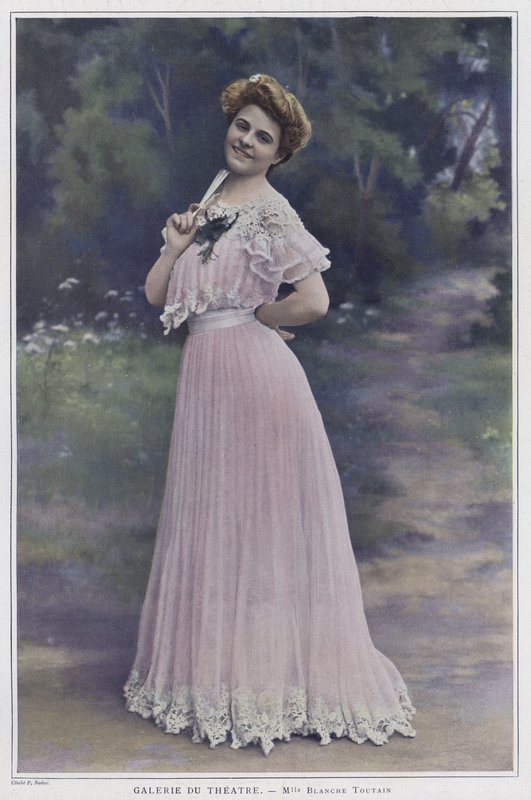 Blanche Toutain, francia színésznő (színes fotó) alkotó: French Photographer