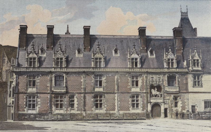 Blois, Chateau, a XII. Lajos szárny külső homlokzata alkotó: French Photographer