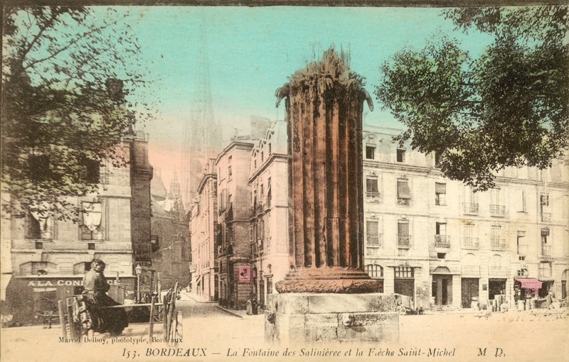 Bordeaux, La Fontaine Des Salinieres, La Fieche Saint-Michel alkotó: French Photographer