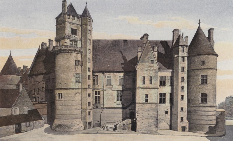 Bourges, Hotel Jacques Coeur, Facade S O alkotó: French Photographer