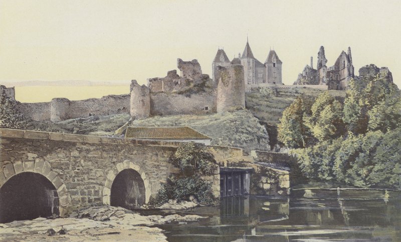 Bressuire, A vár romjai, külső, S O kilátás alkotó: French Photographer